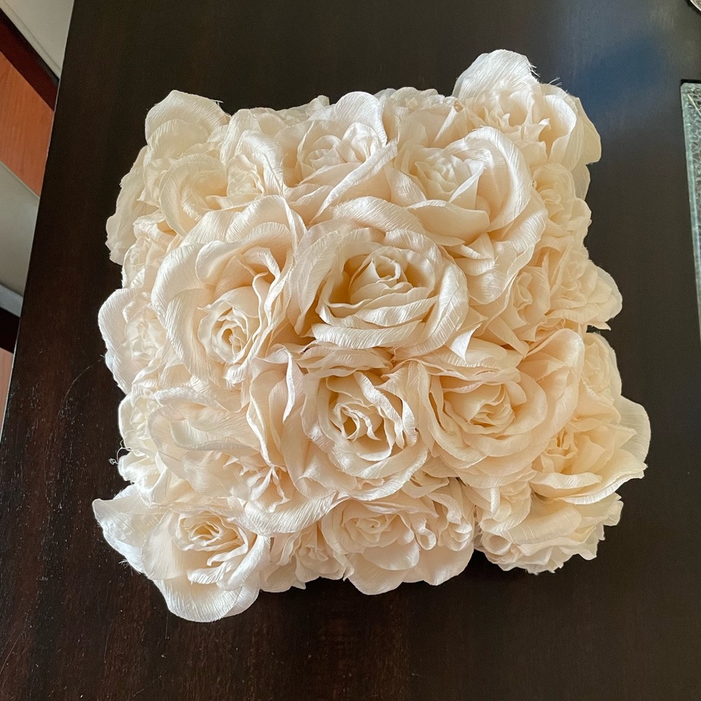 Romantic Roses Decorative Pillow